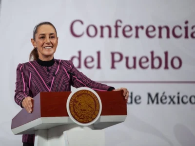 Sheinbaum defiende colocación de vallas en Palacio Nacional ante movilizaciones convocadas en México