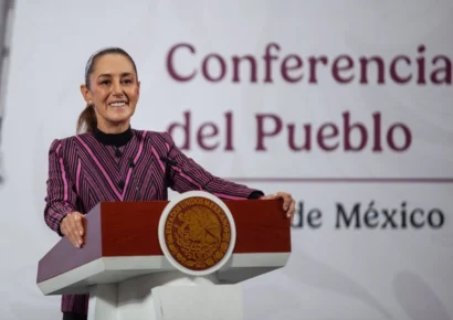 Sheinbaum defiende colocación de vallas en Palacio Nacional ante movilizaciones convocadas en México