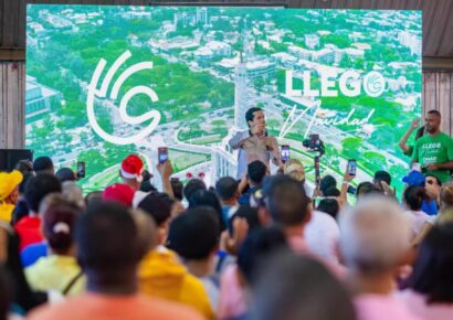 Omar Fernández continúa su tradición navideña llevando esperanza y alimentos a las familias más necesitadas