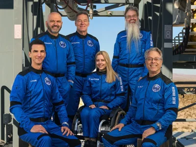 Ingeniera alemana en silla de ruedas se convierte en la primera persona con discapacidad en viajar al espacio