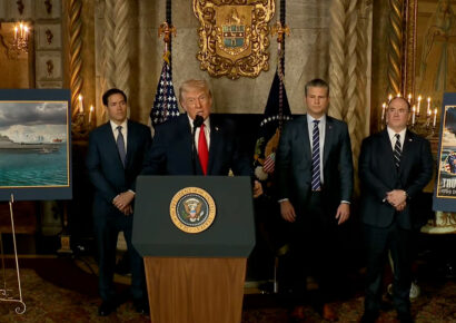 El presidente Trump ordena la construcción de dos nuevos buques de guerra que llevarán su nombre