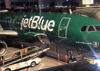 Falla técnica obliga a avión de JetBlue a retornar a la terminal en JFK con pasajeros rumbo a Santo Domingo