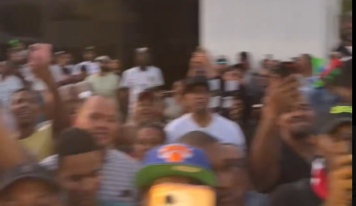 Manifestantes intensifican reclamos frente al Palacio de Justicia por caso SeNaSa