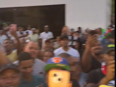 Manifestantes intensifican reclamos frente al Palacio de Justicia por caso SeNaSa