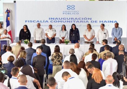 Procuraduría General inaugura centro integral del Ministerio Público en Haina para acercar la justicia a la comunidad