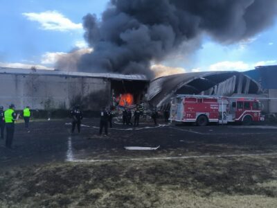 Al menos seis muertos tras caída de avioneta cerca del Aeropuerto Internacional de Toluca