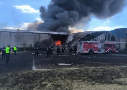 Al menos seis muertos tras caída de avioneta cerca del Aeropuerto Internacional de Toluca