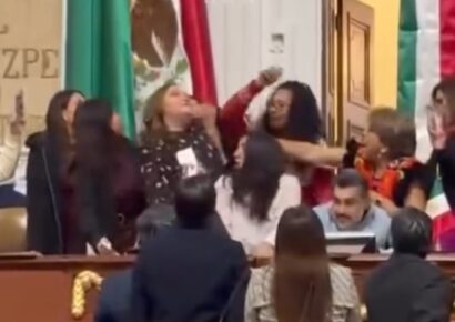 Violencia en el Congreso de CDMX obliga a suspender sesión por disputa sobre órgano de transparencia