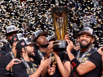 Los Knicks se coronan en la Copa NBA y Karl-Anthony Towns dona su premio a la República Dominicana