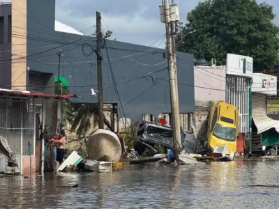 Fuertes lluvias en el este de México dejan un muerto y seis localidades afectadas