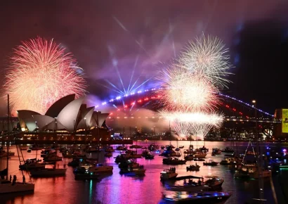 Kiritimati y otras islas del Pacífico Sur celebran la llegada del 2026 adelantadas por su huso horario