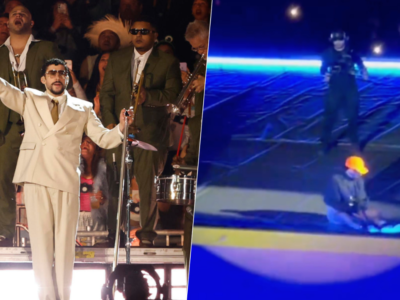 Bad Bunny sufre caída durante su primer concierto en México; así ocurrió el incidente