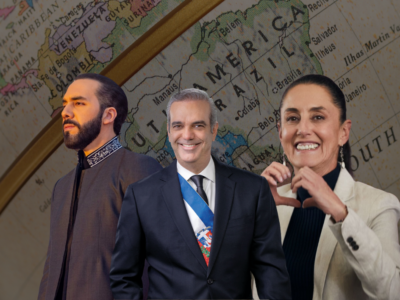 Bukele, Sheinbaum y Abinader lideran primer ranking de presidentes latinoamericanos de Sondeos