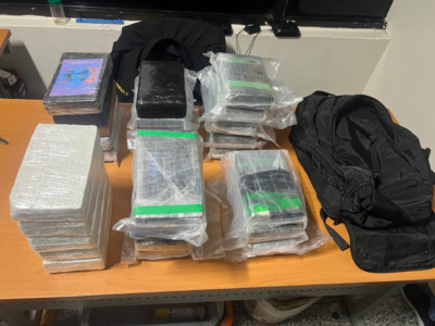 DNCD arresta a dos alemanes e incauta 28 paquetes de cocaína en el AILA