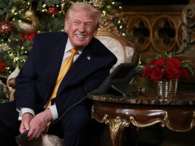 Trump garantiza a un niño que vigila para evitar la entrada de un ‘Santa Claus malo’ en EE.UU.