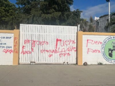 Vandalizan politécnico en Santiago Oeste tras muerte de estudiante