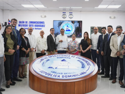 COE presenta avances del Sistema Nacional de Alerta Temprana Multiamenaza en la República Dominicana