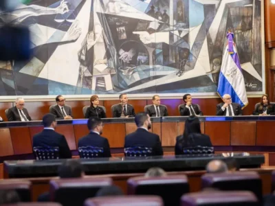 Raquel Peña y autoridades del Poder Judicial encabezan acto de nuevos jueces