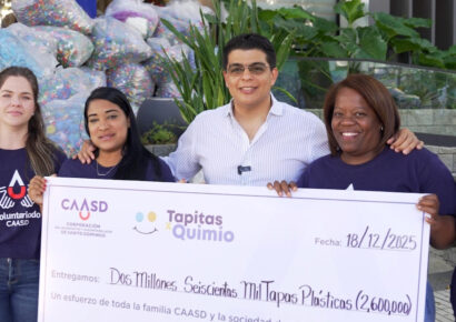 CAASD supera meta y recolecta 2.6 millones de tapitas para apoyar quimioterapia infantil