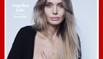 Angelina Jolie muestra por primera vez su cicatriz de mastectomía en la portada de Time Francia