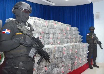 RD fortalece su posición regional en lucha contra el narcotráfico; incauta más de 31 toneladas en 2025