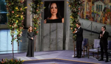 María Corina Machado llega a Oslo tras recibir el Nobel de la Paz