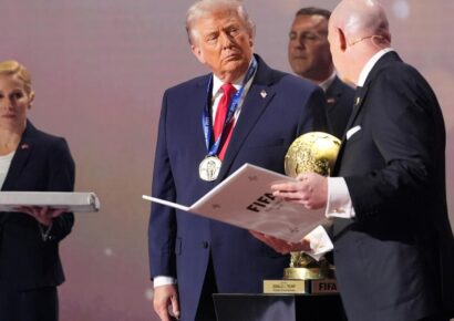 FIFA otorga a Donald Trump su primer Premio de la Paz por acciones en favor de la unidad mundial