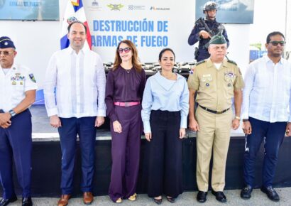 Ministerio de Interior y Policía y Metaldom convierten 3,945 armas de fuego en chatarra ferrosa para fortalecer la seguridad nacional