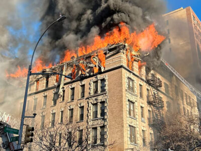 Incendio en edificio del Upper West Side deja seis heridos leves