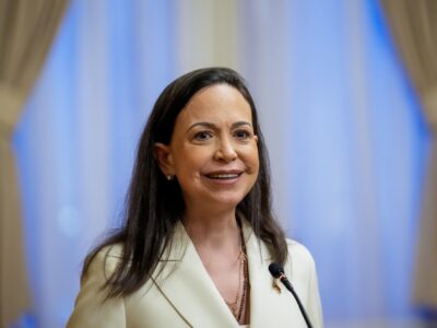 María Corina Machado agradece apoyo internacional en su lucha contra el gobierno de Maduro