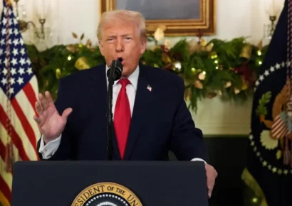 Trump inaugura su discurso a la nación criticando a inmigrantes y al gobierno anterior