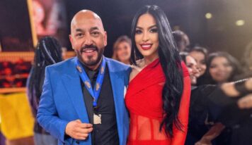 Lupillo Rivera disfruta de Santo Domingo junto a su novia y sorprende cantando en un karaoke