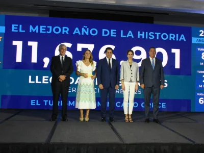 República Dominicana rompe récord histórico: más de 11.6 millones de visitantes en 2025