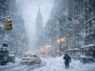 Tormenta invernal paraliza actividades en amplias zonas de Estados Unidos