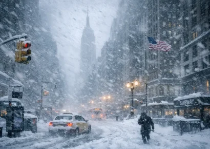 Tormenta invernal paraliza actividades en amplias zonas de Estados Unidos