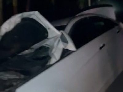 Accidente de tránsito involucra tres vehículos en la carretera Nagua–Cabrera