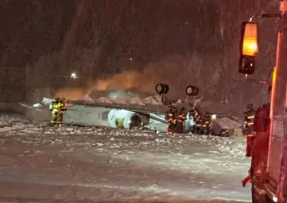 Se estrella avión privado con ocho personas en Maine durante fuerte tormenta de nieve