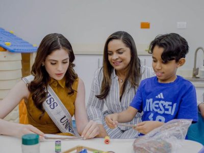 CAID recibe a la Miss Universo Fátima Bosch en visita de sensibilización sobre el autismo