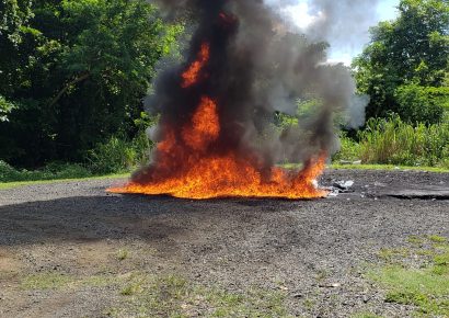 Procuraduría reporta incineración de 616 kilogramos de drogas decomisadas en 2026