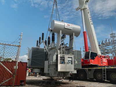 Edesur pone en operación transformador de 40 MVA en subestación de Barahona