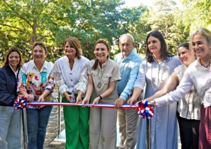 Parque del Prado, Alcaldía del DN y ADATS inauguran el Puente Arcoíris, espacio de memoria y sanación