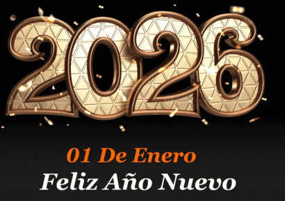 01 de Enero Feliz Año Nuevo