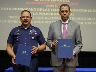 Indotel y Policía Nacional firman acuerdo para modernizar investigación de delitos tecnológicos