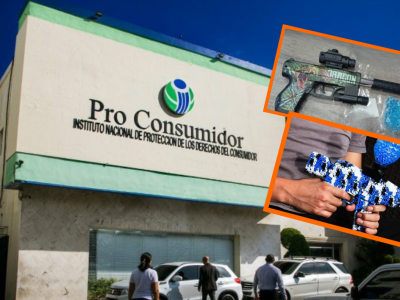 Pro Consumidor prohíbe venta de pistolas y escopetas de juguete con balines de hidrogel por riesgo a la salud
