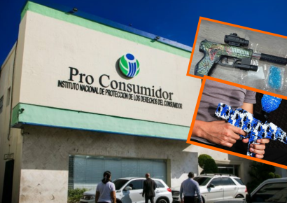 Pro Consumidor prohíbe venta de pistolas y escopetas de juguete con balines de hidrogel por riesgo a la salud