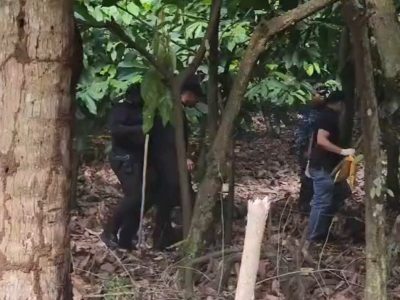 Dicrim evalúa posible evidencia en zona acordonada por el caso Brianna Genao