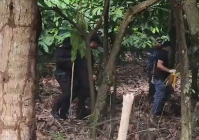 Dicrim evalúa posible evidencia en zona acordonada por el caso Brianna Genao