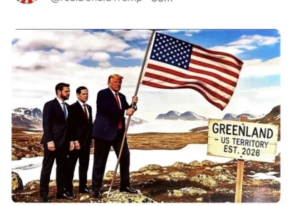 Trump utiliza inteligencia artificial para “simular” la conquista de Groenlandia