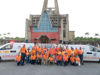Fuerte operativo de seguridad acompaña a fieles en la celebración de la Virgen de la Altagracia