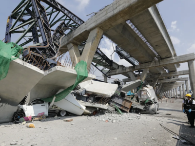 Tailandia paraliza obras de compañía ligada a dos accidentes con grúas que dejaron 34 muertos